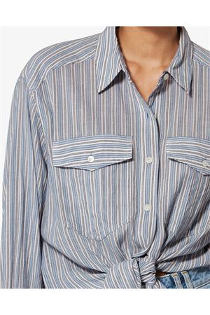 Camicia Nath Da Annodare In Voile Di Cotone A Righe MARANT ÉTOILE | CH0131FFD1I04E30BU